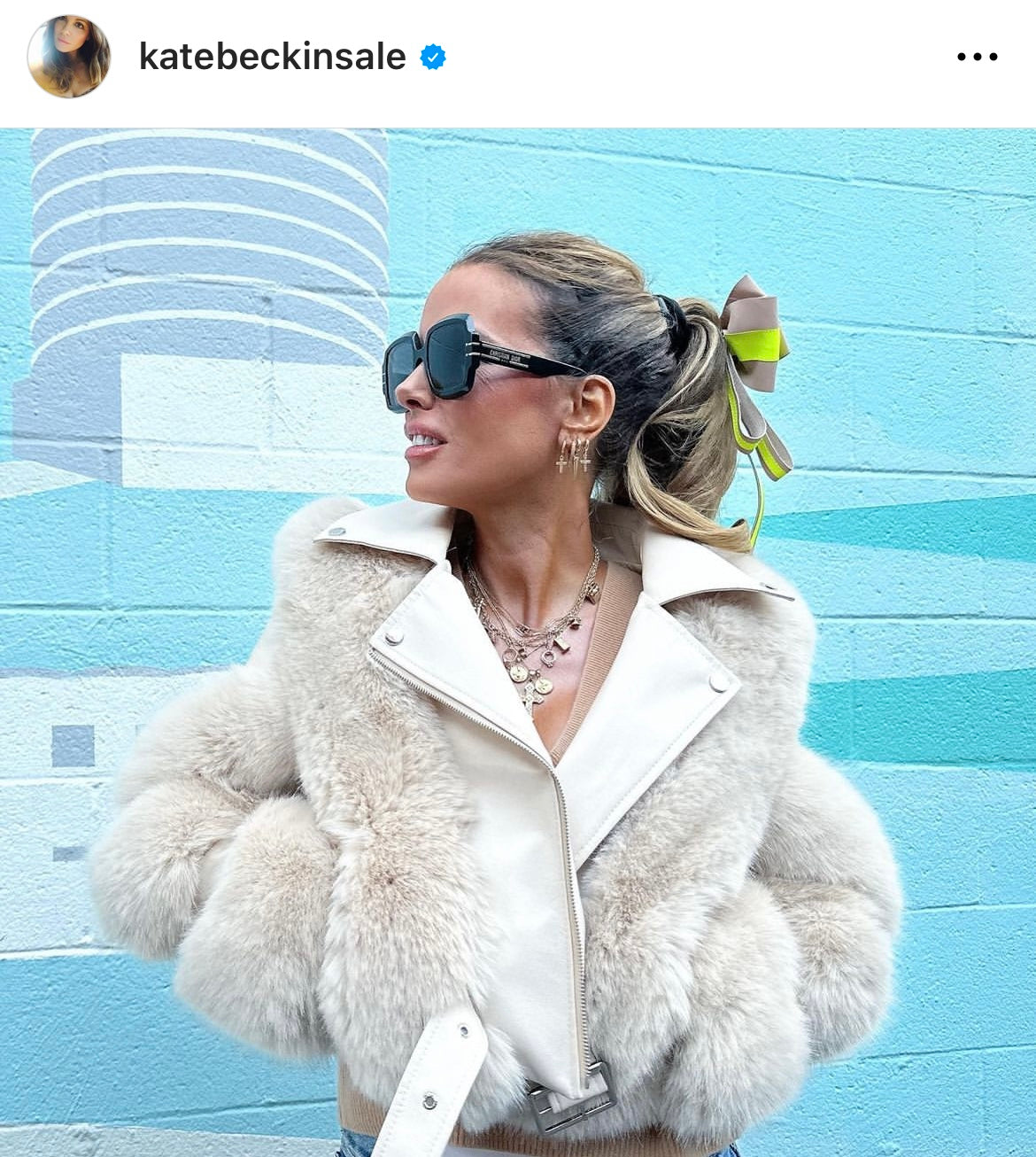 Faux Fur & Vegan Leather Jacket